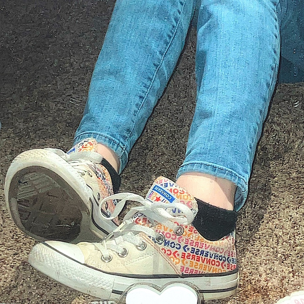 Converse Colorful Text low-Tops
